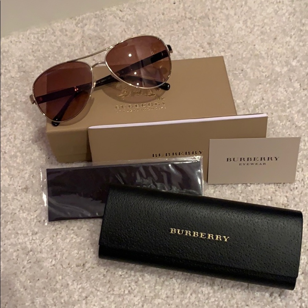 Burberry Aviator Sunglasses